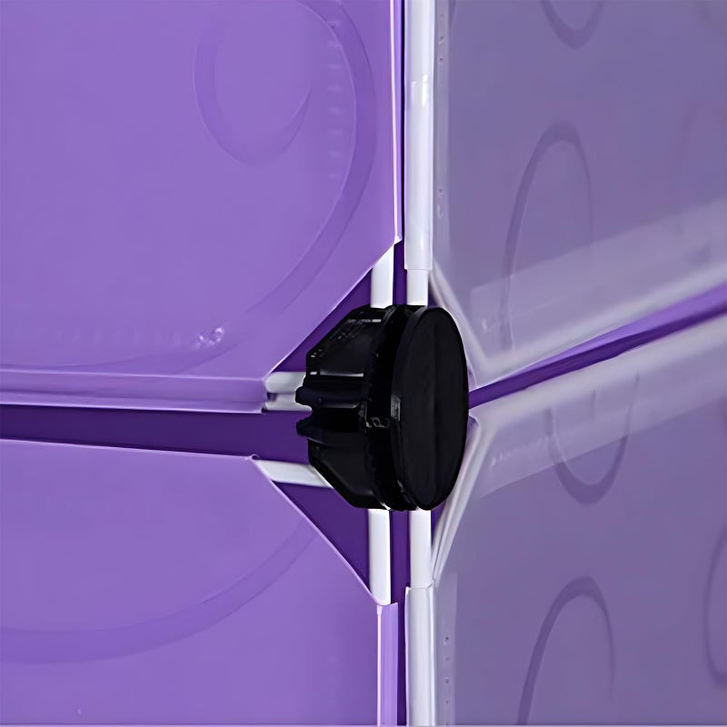 HOWDIA 3.6â€¯cmâ€¯/â€¯1.417â€³ ABS Plastic Wire Cube Connectors (50â€¯Pack) â€“ Quick Snap-On Fit | Suitable for 4â€¯mm Wire Grids, Small Animal Playpen & Mesh Storage | Black - Image 5